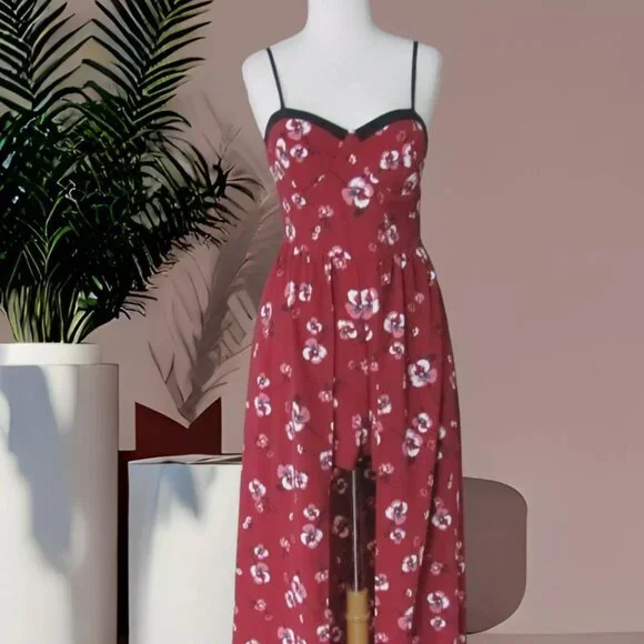 BAND OF THE GYPSIES LADIES STRAPLESS BOHO MAXI DRESS/ROMPER NWT - Picture 2 of 11